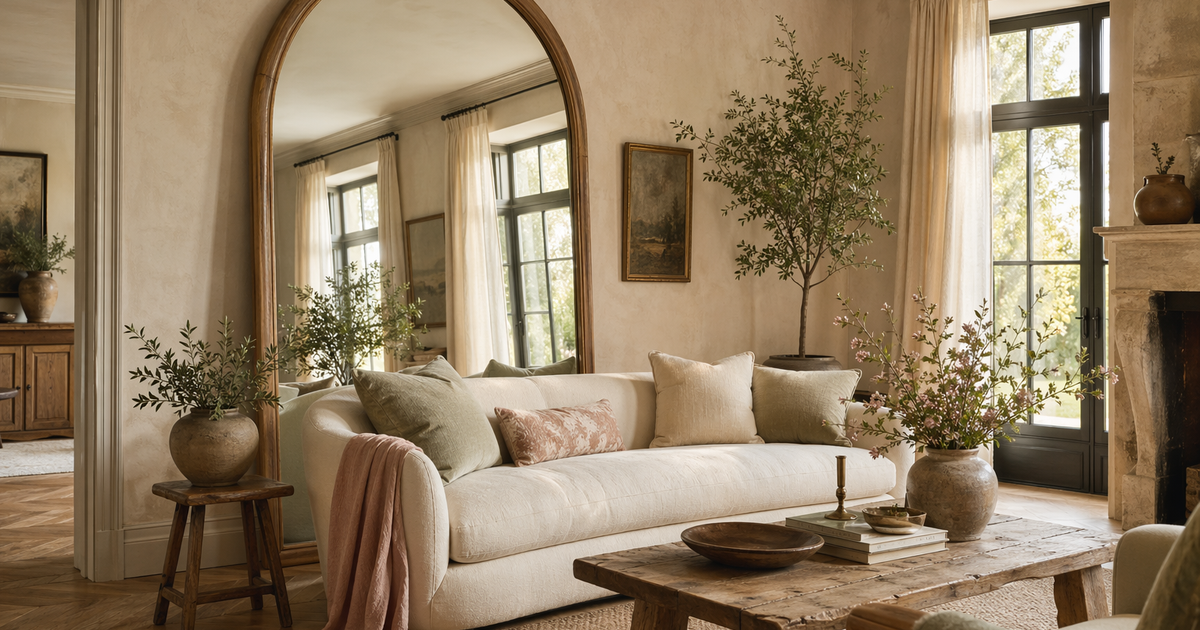 10 Large Wall Mirrors That Make Any Room Look Bigger