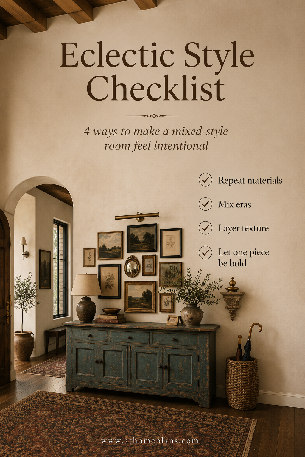 Your home doesn't have to pick one style