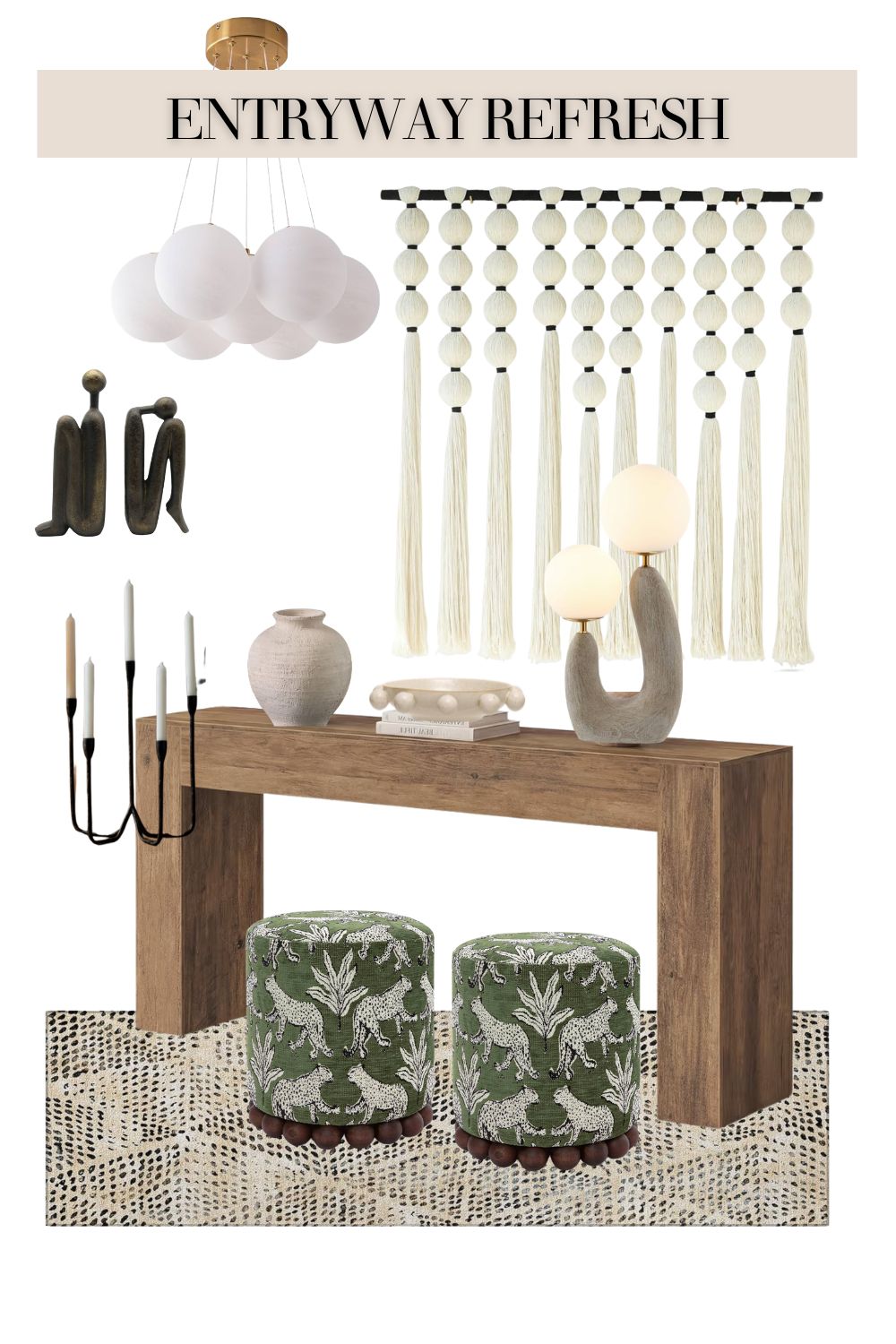 Organic Modern Entryway