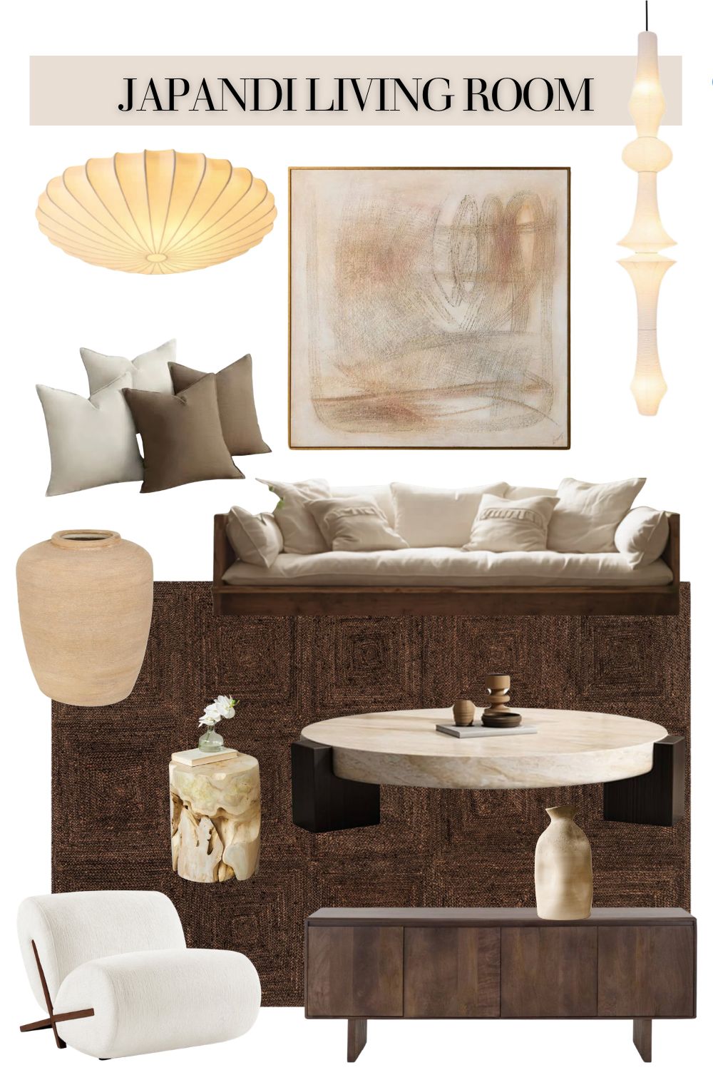 Natural Materials + Calm Palette